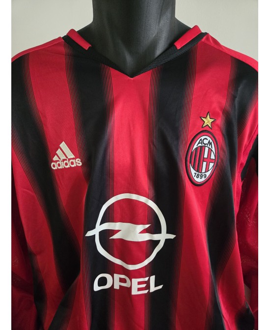 Camiseta Oficial Adidas del AC Milán de la temporada 2000/2001
