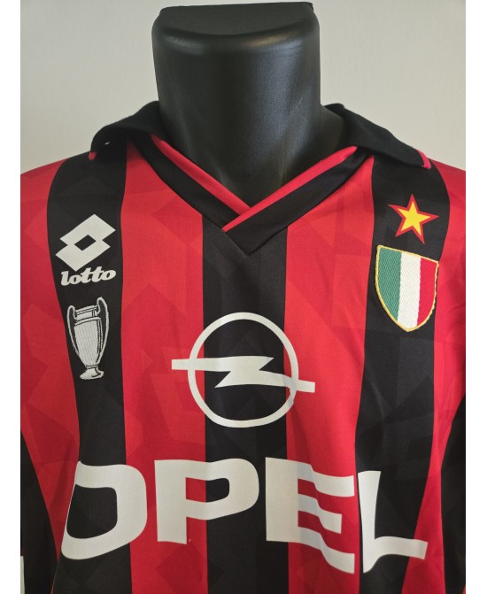 Camiseta Oficial Lotto de AC Milán temporada 1994/1995