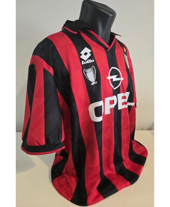 Camiseta Oficial Lotto de AC Milán temporada 1994/1995