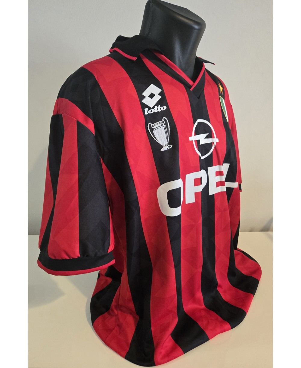 Camiseta Oficial Lotto de AC Milán temporada 1994/1995