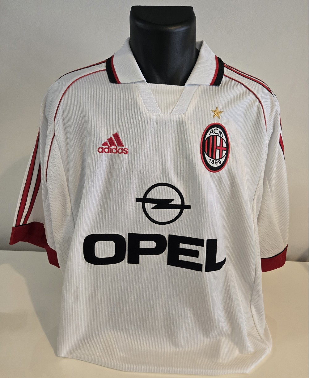 Camiseta Oficial Adidas del AC Milán de la temporada 1998/1999