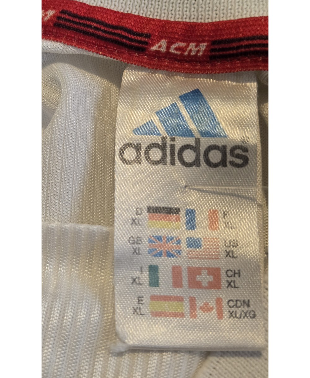 Camiseta Oficial Adidas del AC Milán de la temporada 1998/1999