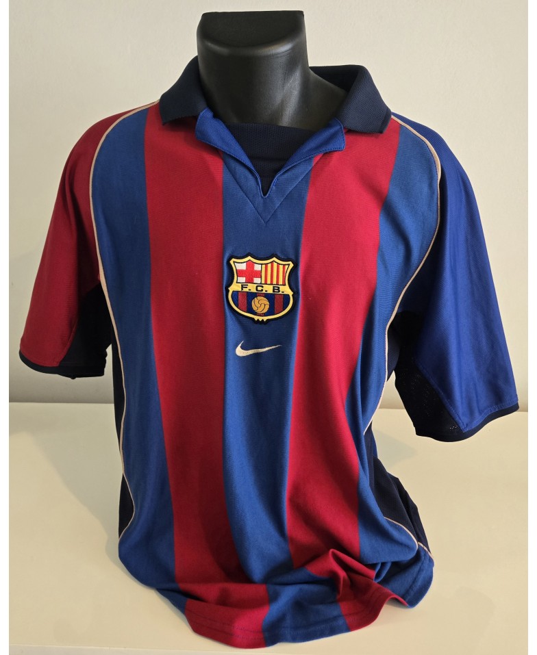 Camiseta Oficial Nike FC Barcelona de la temporada 2001/2002