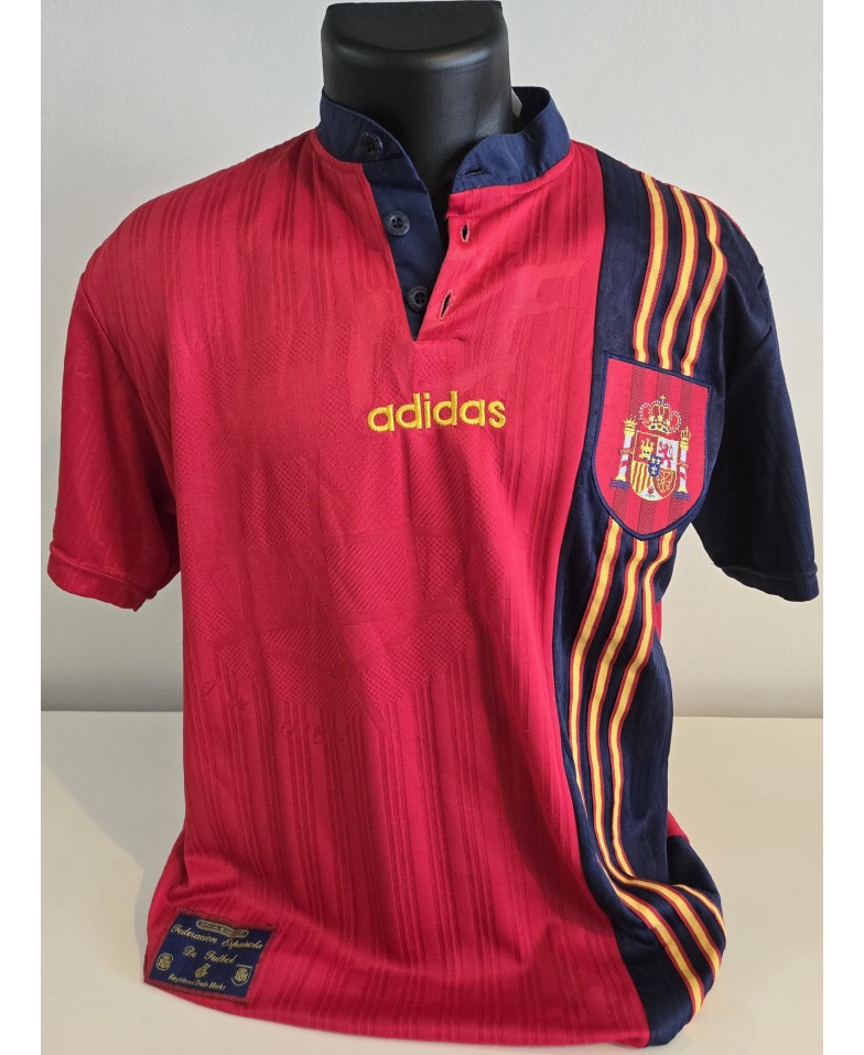 Camiseta Oficial de la Selección Española Adidas de 1996