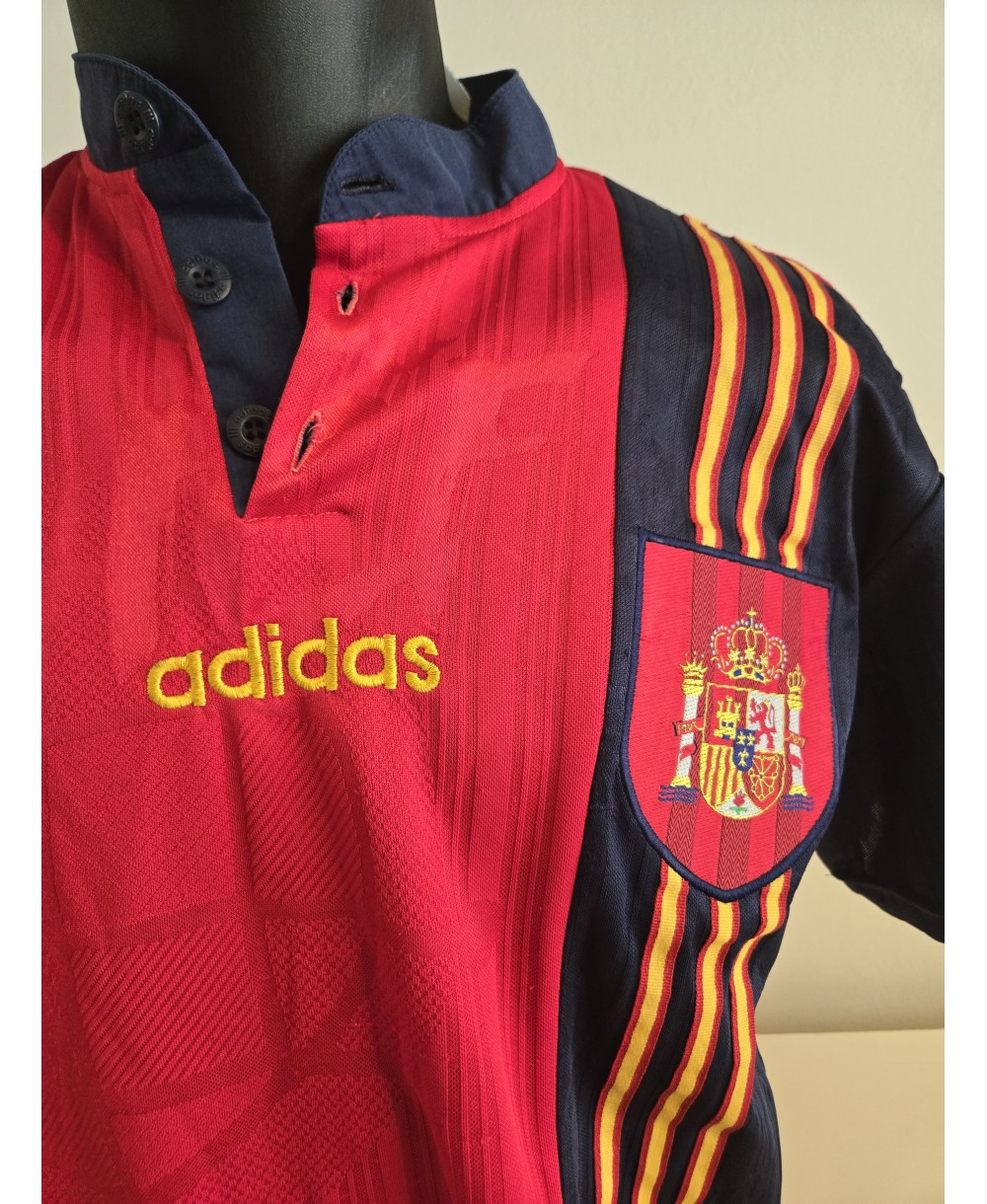 Camiseta Oficial de la Selección Española Adidas de 1996