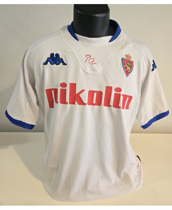 Camiseta Oficial Kappa del Real Zaragoza temporada 2001-2002