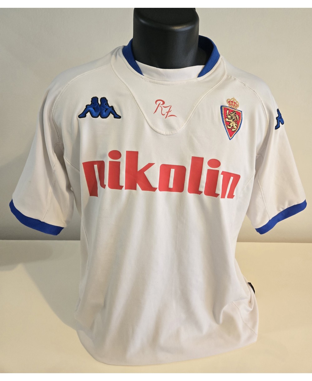 Camiseta Oficial Kappa del Real Zaragoza temporada 2001-2002