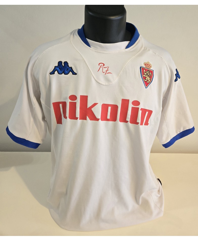 Camiseta Oficial Kappa del Real Zaragoza temporada 2001-2002