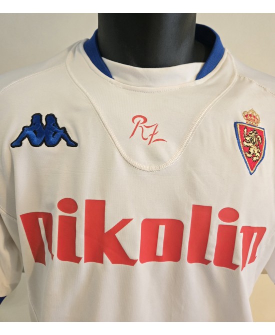 Camiseta Oficial Kappa del Real Zaragoza temporada 2001-2002