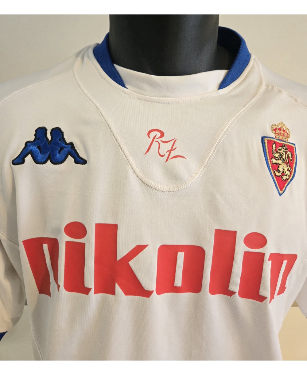 Camiseta Oficial Kappa del Real Zaragoza temporada 2001-2002