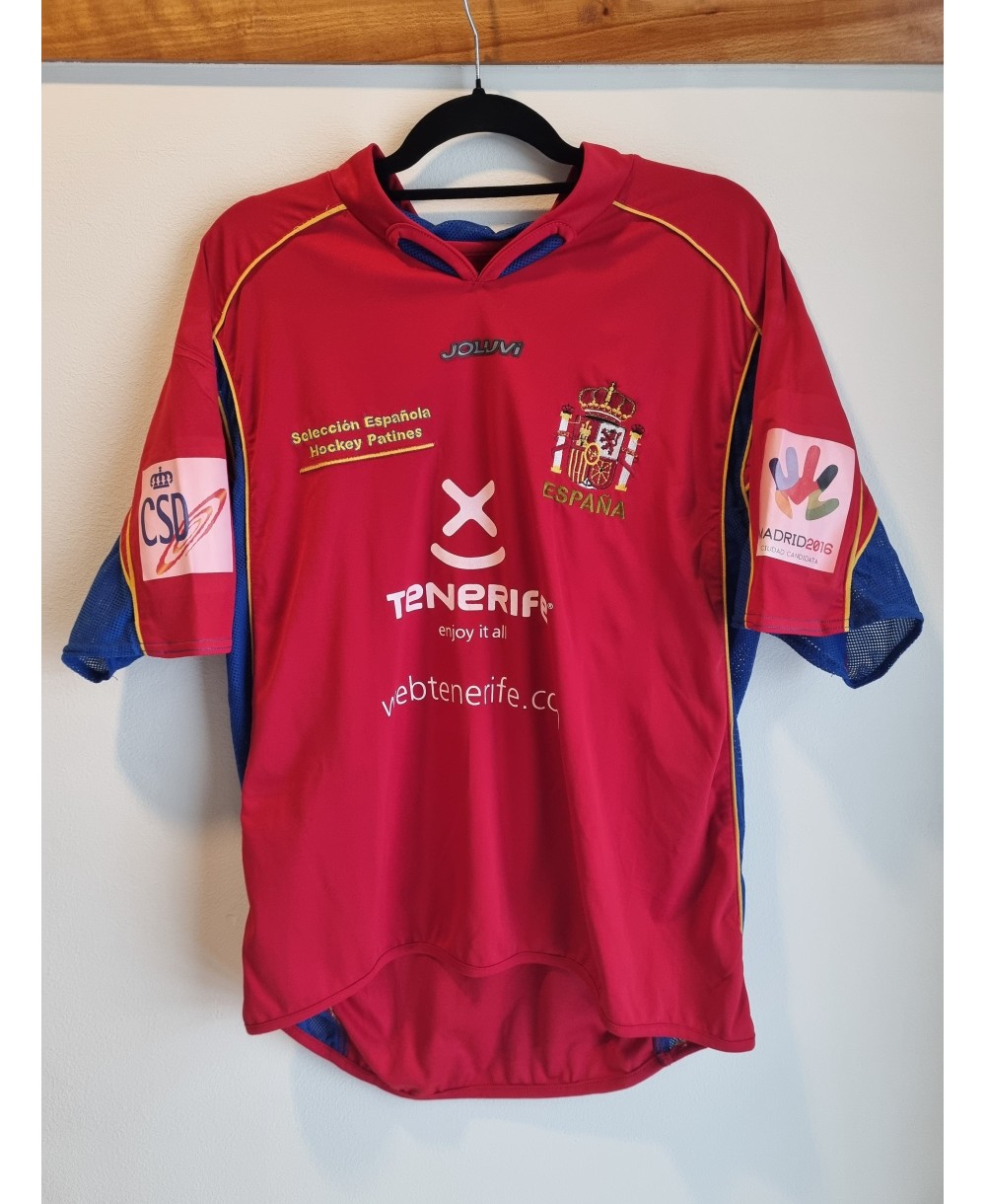 Camiseta Selección Española Hockey Patines 1a Equipación 2009 Joluvi