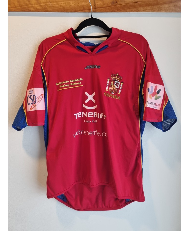 Camiseta Selección Española Hockey Patines 1a Equipación 2009 Joluvi