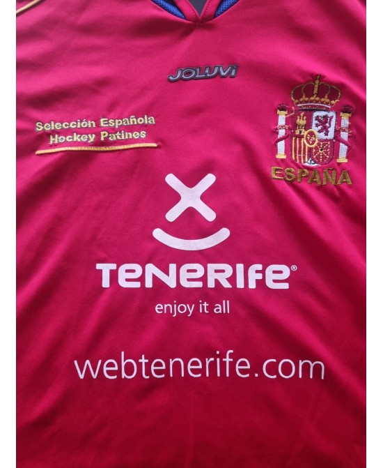 Camiseta Selección Española Hockey Patines 1a Equipación 2009 Joluvi