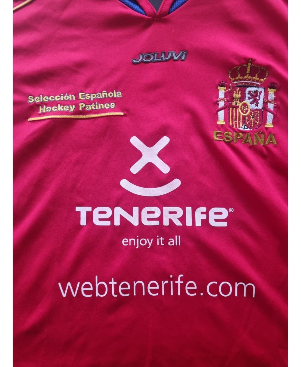 Camiseta Selección Española Hockey Patines 1a Equipación 2009 Joluvi
