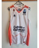 Camiseta Valencia Basket Blanca 2015/16 Eurocup Luanvi
