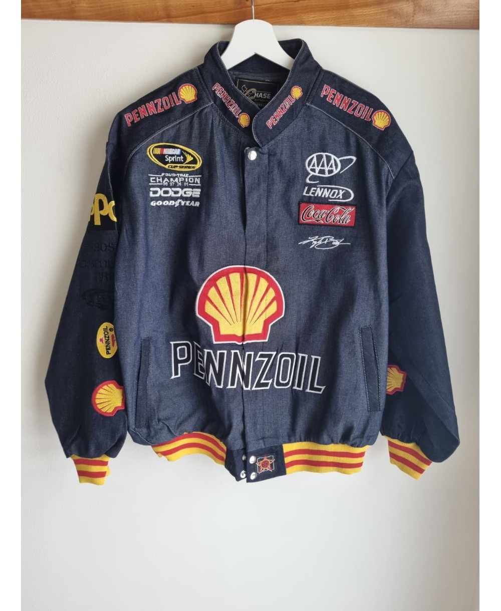 Chaqueta NASCAR Pennzoil Shell Kurt Busch Chase Authentics Vintage