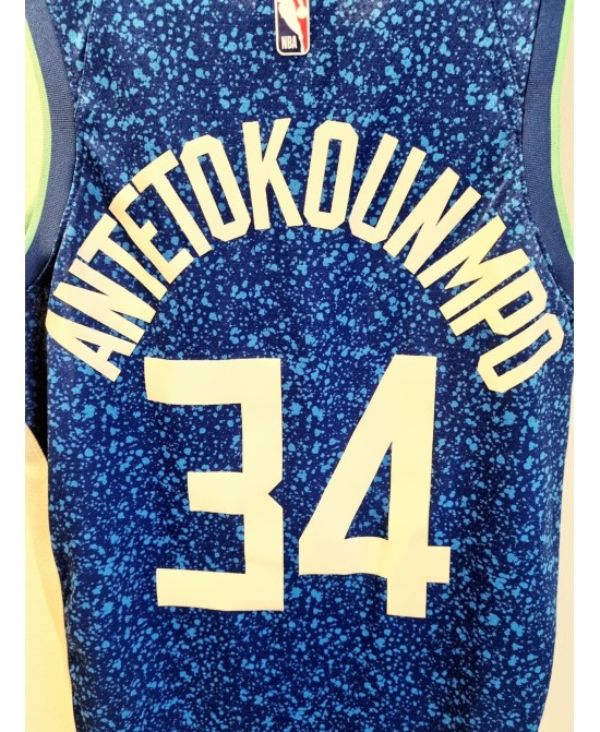 Camiseta Antetokounmpo #34 Milwaukee Bucks 23/24 Nike