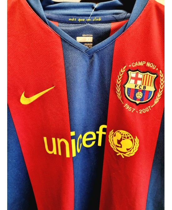 Camiseta FC Barcelona 1a Equipación 2007/08 Camp Nou 50 Aniversario