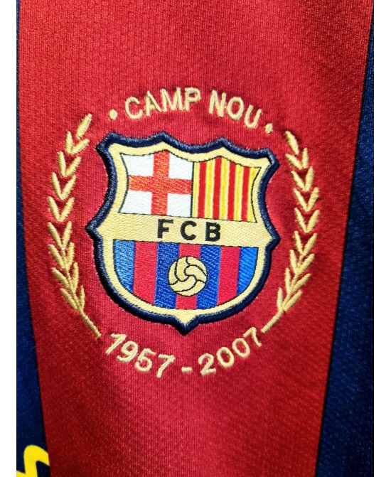 Camiseta FC Barcelona 1a Equipación 2007/08 Camp Nou 50 Aniversario