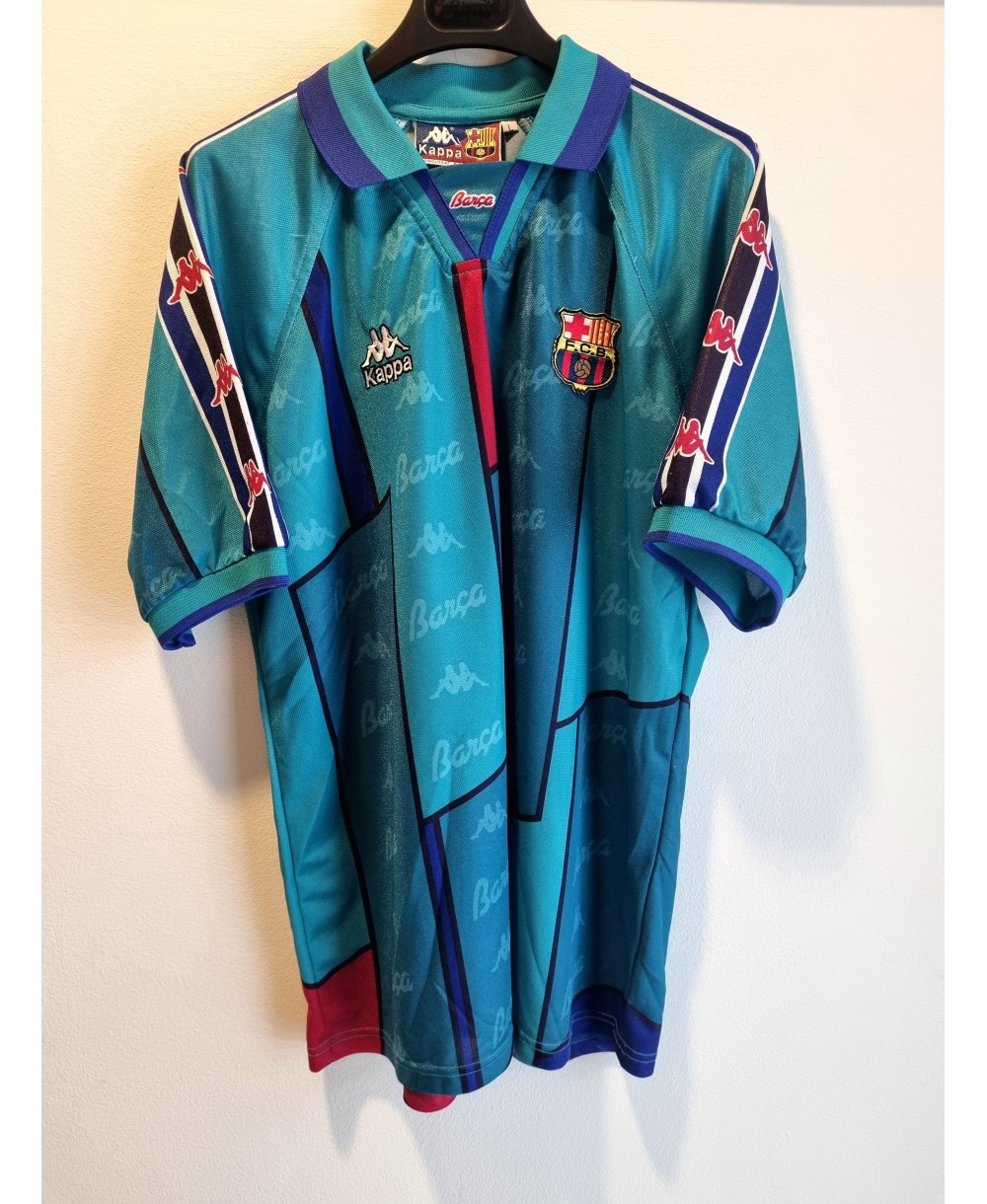 Camiseta Oficial Kappa del FC Barcelona de la temporada 1995-96 y 1996-97