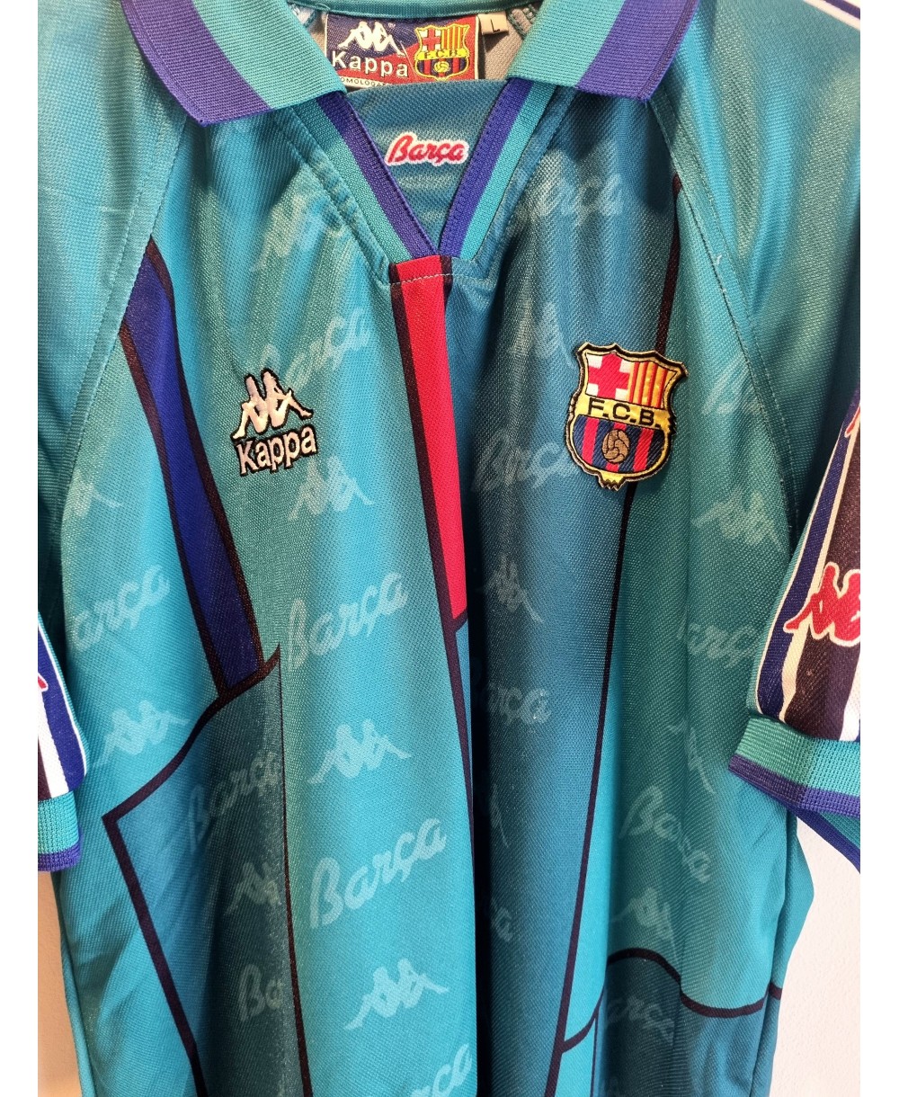 Camiseta Oficial Kappa del FC Barcelona de la temporada 1995-96 y 1996-97