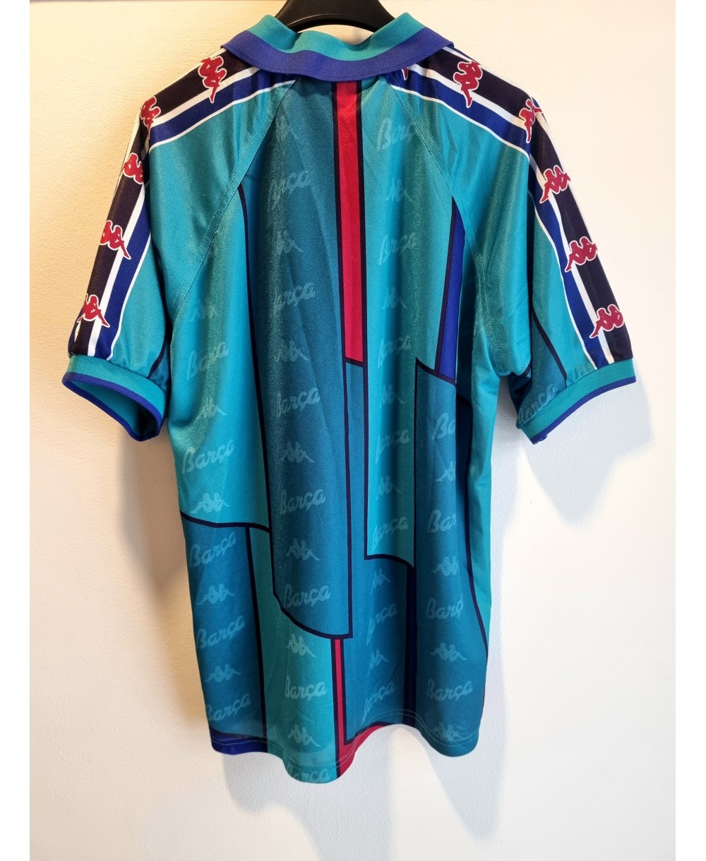 Camiseta Oficial Kappa del FC Barcelona de la temporada 1995-96 y 1996-97