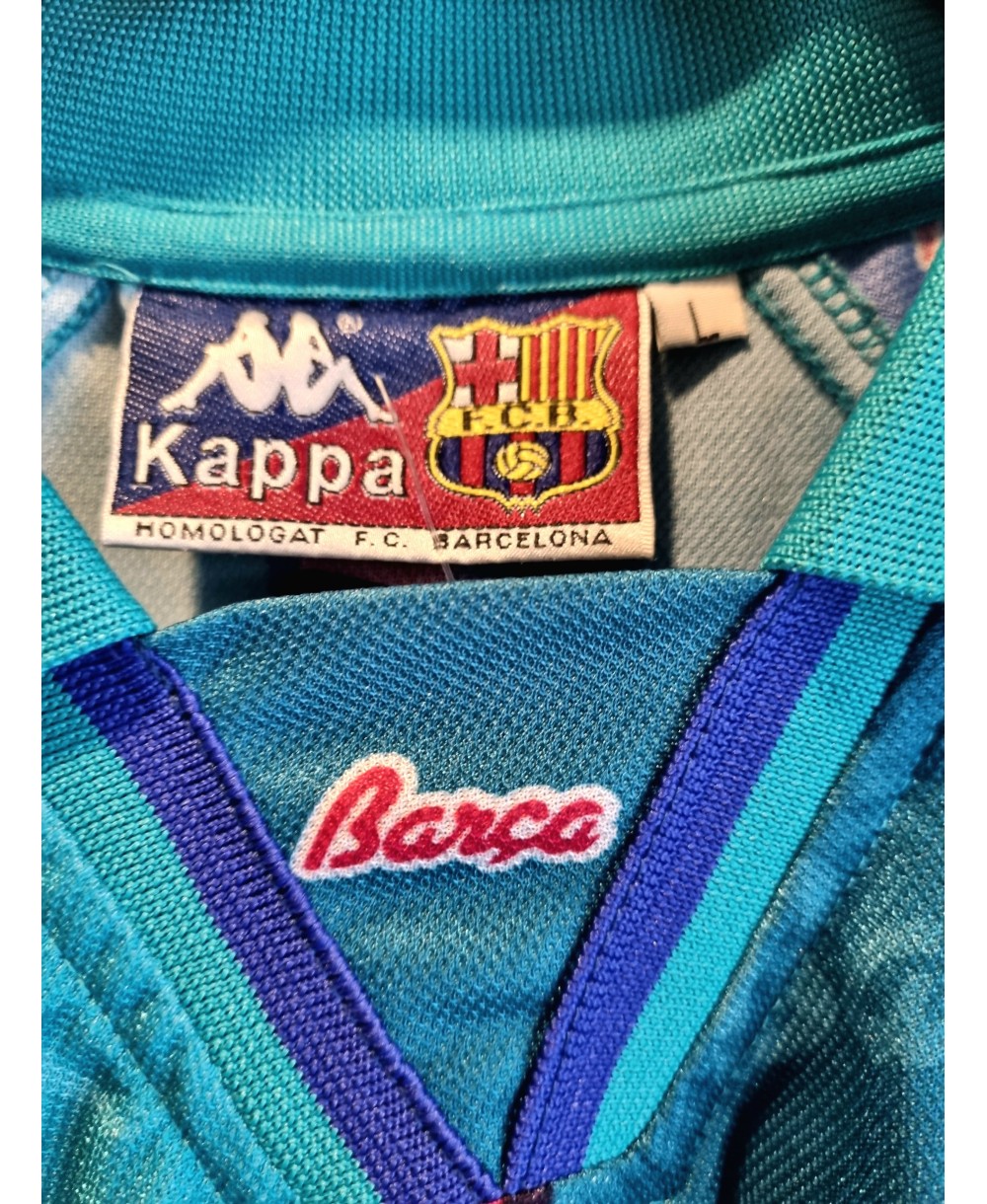 Camiseta Oficial Kappa del FC Barcelona de la temporada 1995-96 y 1996-97