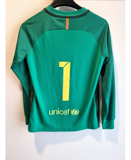 Camiseta Oficial de Portero del FC Barcelona Nike de la temporada 2016/17