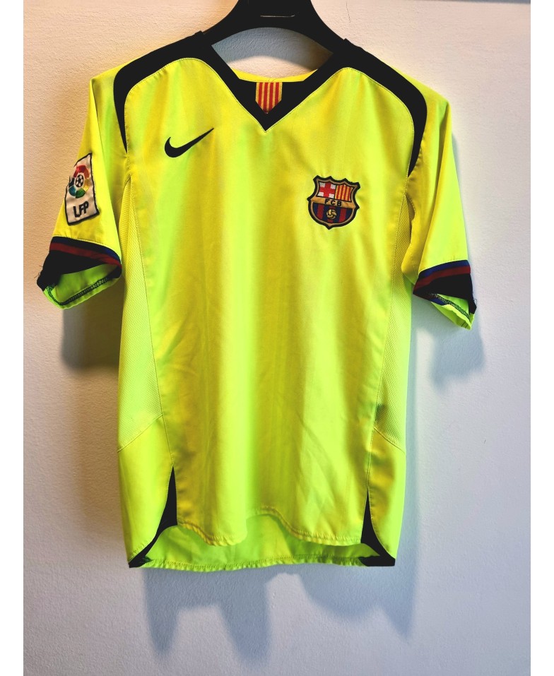 Camiseta Oficial de visitante del FC Barcelona Nike de la temporada 2005/06
