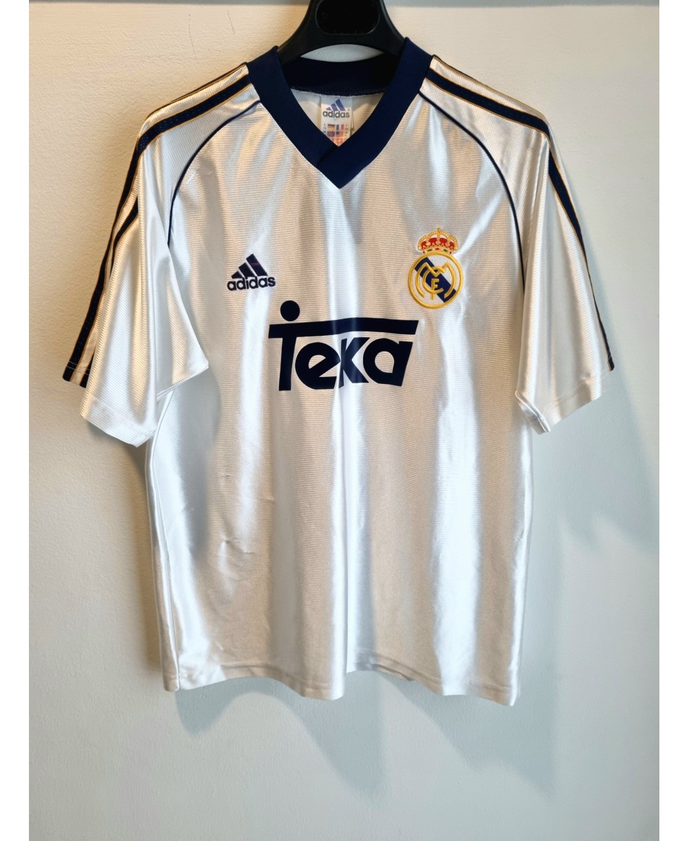 Camiseta Oficial local Adidas del Real Madrid de las temporadas 1998-1999 y 1999-2000