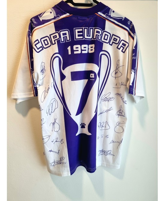 Camiseta Oficial conmemorativa del Real Madrid de la temporada 1997-1998
