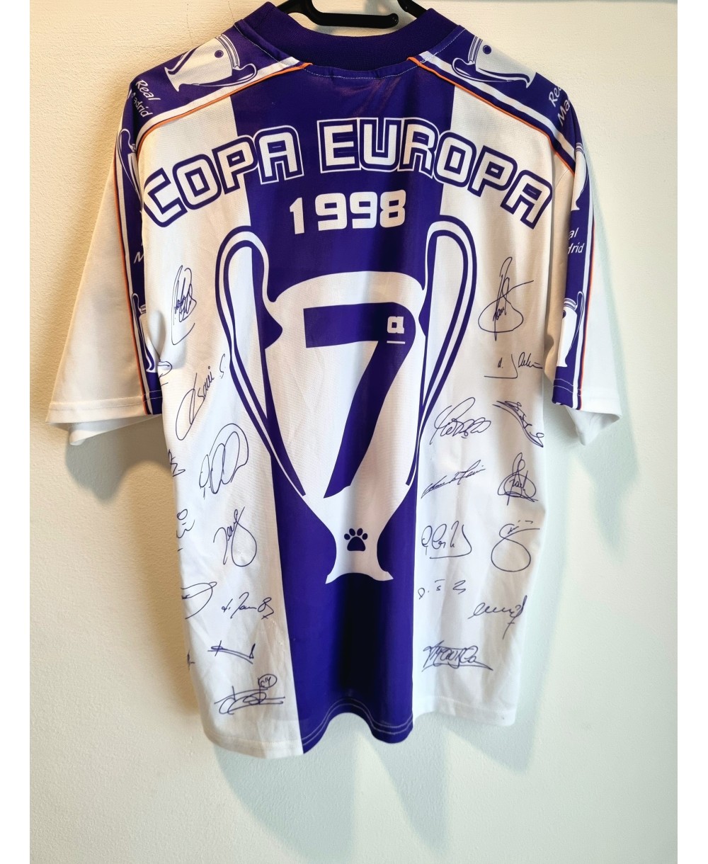 Camiseta Oficial conmemorativa del Real Madrid de la temporada 1997-1998