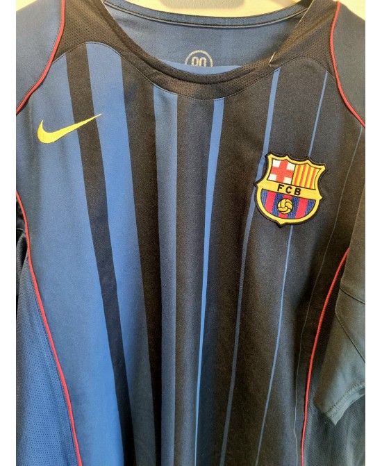 Camiseta Oficial visitante FC Barcelona Nike "Total 90" de las temporadas 2004-2005 y 2005-2006