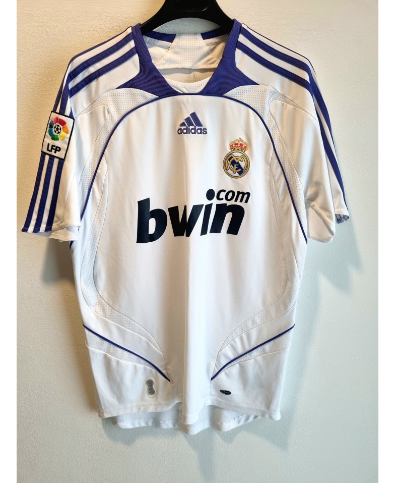 Camiseta Oficial del Real Madrid Adidas de la temporada 2007-2008