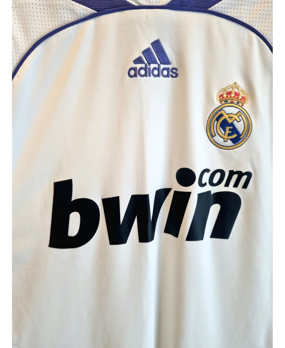 Camiseta Oficial del Real Madrid Adidas de la temporada 2007-2008