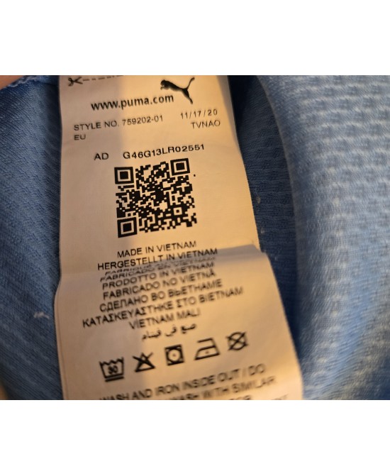 Camiseta Puma del Manchester City de la temporada 2021-2022