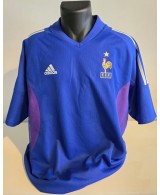 Camiseta Oficial Adidas de Fútbol de la Selección Nacional de  Francia de las temporadas 2002-2004