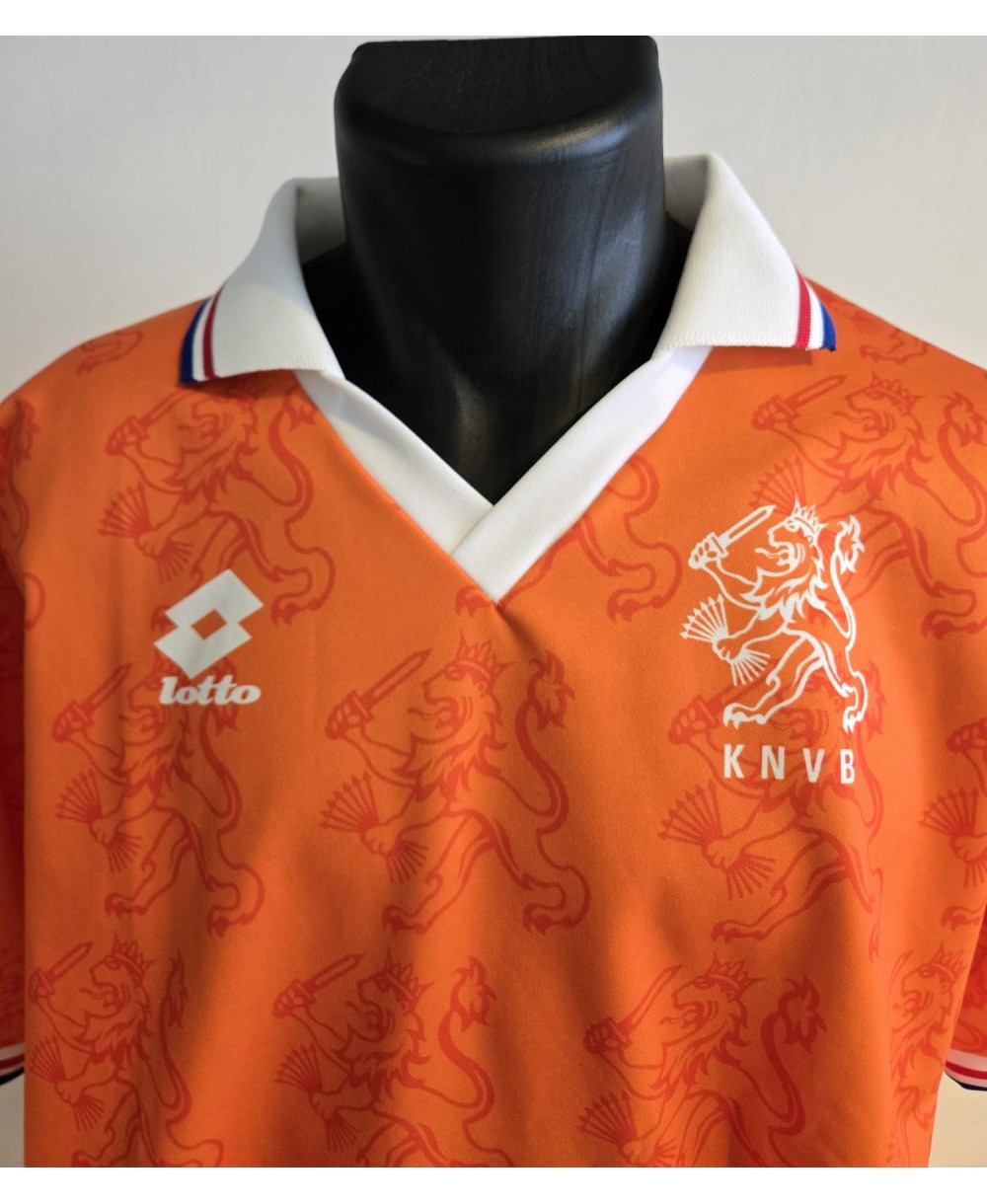 Camiseta Oficial Lotto de la Selección Nacional de los Países Bajos de las temporadas 1992-1994