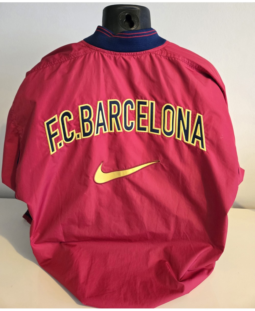 Chaqueta Cortavientos Nike de Fútbol del FC Barcelona de las temporadas 1998-2000