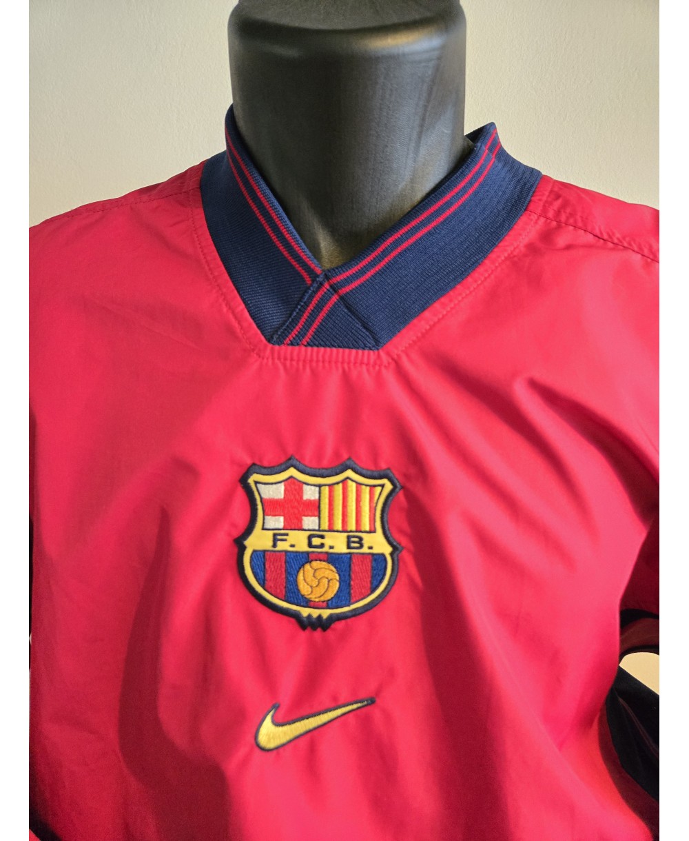 Chaqueta Cortavientos Nike de Fútbol del FC Barcelona de las temporadas 1998-2000