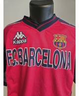 Camiseta Oficial  de entrenamiento Kappa FC Barcelona de la temporada 1997-1998