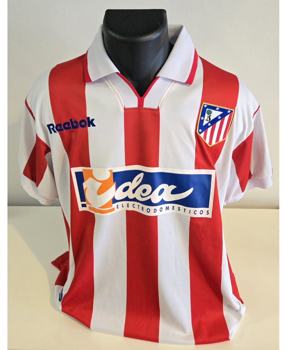 Camiseta Oficial Reebok del Club Atlético de Madrid temporada 2000-2001