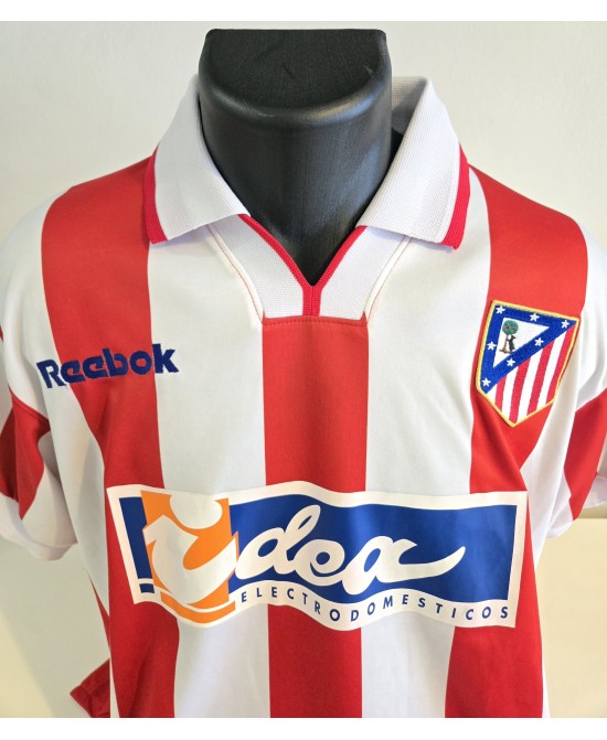 Camiseta Oficial Reebok del Club Atlético de Madrid temporada 2000-2001