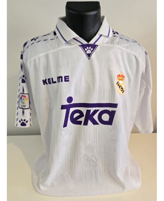 Camiseta Oficial Kelme del Real Madrid temporada 1996-1997