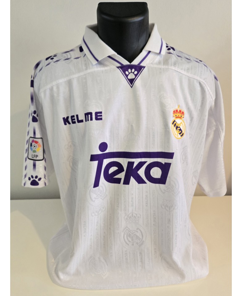 Camiseta Oficial Kelme del Real Madrid temporada 1996-1997
