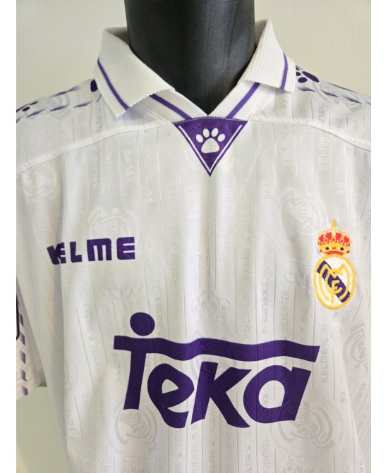 Camiseta Oficial Kelme del Real Madrid temporada 1996-1997