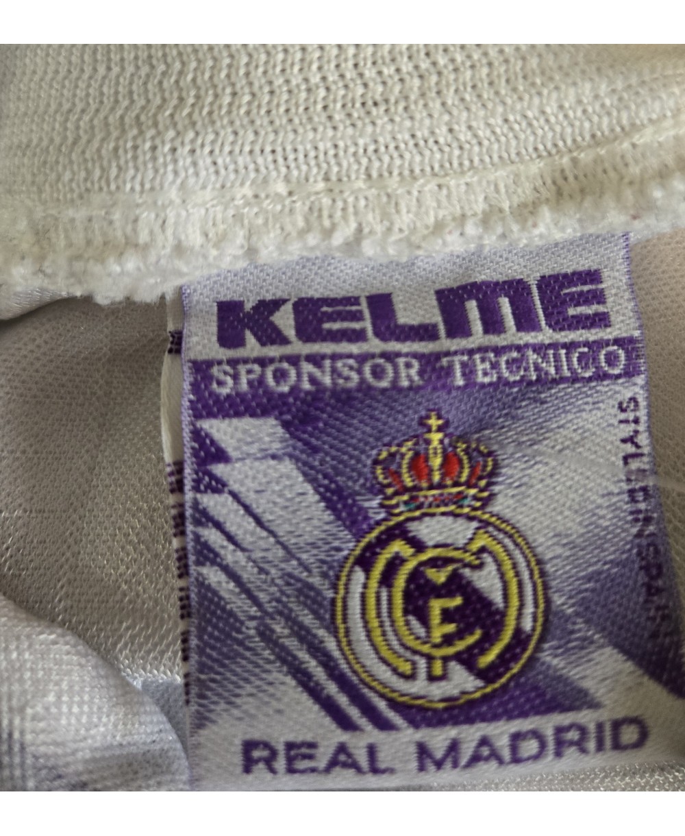 Camiseta Oficial Kelme del Real Madrid temporada 1996-1997