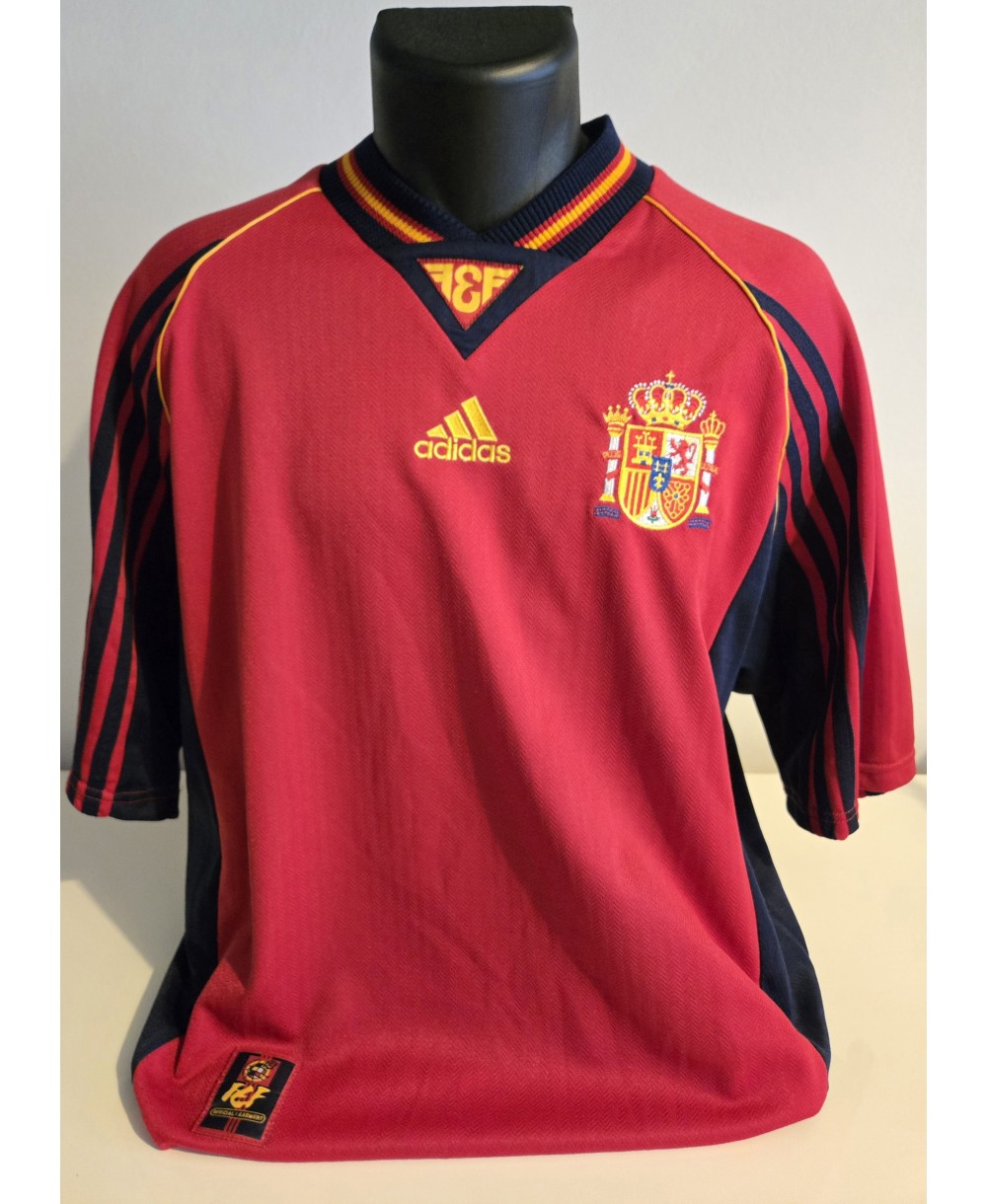 Camiseta Oficial de la selección española de fútbol del Mundial de Francia 1998