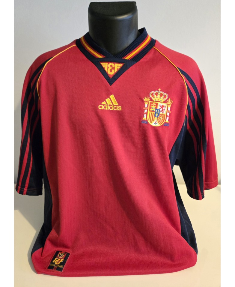 Camiseta Oficial de la selección española de fútbol del Mundial de Francia 1998