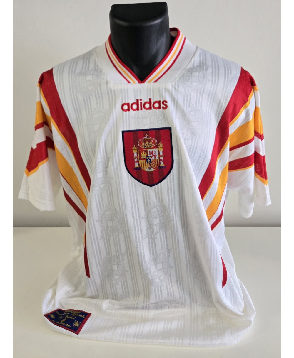 Camiseta Oficial Adidas de la selección española de fútbol de la Eurocopa 1996-1998